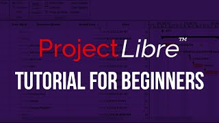 ProjectLibre tutorial for beginners How to use project management software [upl. by Kiraa]