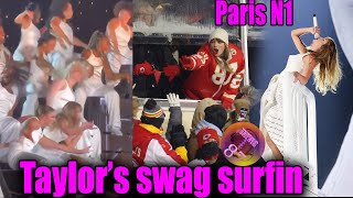 OMG Taylor Swift Remix ‘Swag Surfin’ during So high School at eras Tour Paris [upl. by Esital198]