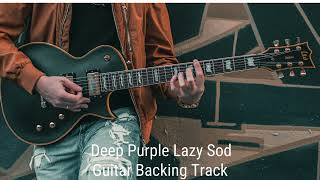 Deep Purple Lazy Sod Dm  Guitar Backing Track With Vocals [upl. by Atilol736]