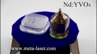 Nd YVO4 laser crystal salesmetaphotonicscom [upl. by Akienom]