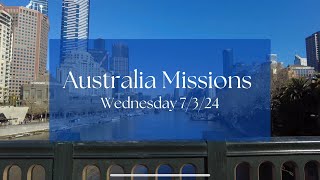 Australia Missions 2024 VLOG 3 [upl. by Nnylarak]