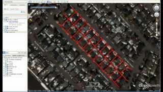 CadlispExport dwg to Google Earth dwg to kml RÉNOVATION CADASTRALE  QUÉBEC [upl. by Nylodnarb]