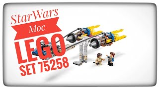 Lego Star Wars Moc mit Set 75258 [upl. by Refennej583]