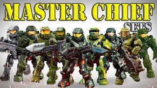 MASTER CHIEF SETS  HALO MEGA CONSTRUX [upl. by Kcinomod969]