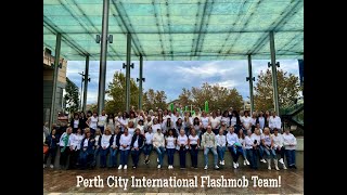 International FlashMob Line Dance Storm and Stone from Perth City Western Australia [upl. by Taryn758]