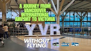 Rainy Day Trip from Vancouver Intl Airport to Victoria canadiancity [upl. by Plunkett]