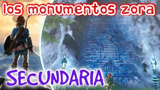 Zelda BOTW 3077 Los Monumentos Zora ⚠️ Torre De Lanayru ❗️ Misión Secundaria 39 [upl. by Vonnie]