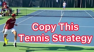 What To Do If You Lob Over Your Opponent Singles Strategy Explained [upl. by Allimac]