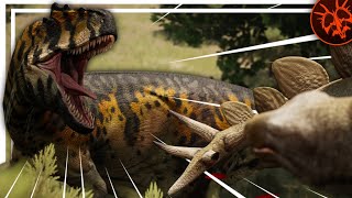 From TRASH to TOP TIER  Path of Titans Allosaurus gameplay [upl. by Tamer327]