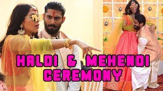 Inside Prateik Babbar And Sanya Sagars Haldi And Mehendi Ceremony Photos [upl. by Heywood]