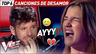 Canciones TRISTES que ROMPIERON CORAZONES 💔 en La Voz [upl. by Triny]