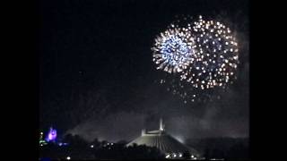 Walt Disney World quotWISHESquot Fireworks from Bay Lake Tower  August 21 2010 [upl. by Gnourt]