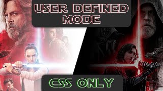 UserDefined DarkLight Mode CSS ONLY  UI Design Theme preferscolorscheme [upl. by Netneuq]