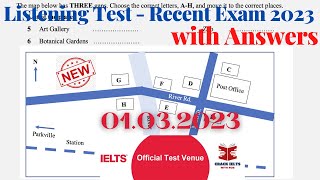 IELTS Listening Actual Test 2023 with Answers  March Exam [upl. by Ellehsal]