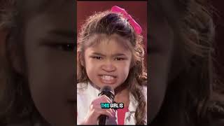 Angelica Hale covers “Girl On Fire” on AGT trending music agt [upl. by Ilrebma]