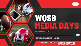 2024 WQSB High School Football Media Days  Brindlee Mountain Lions [upl. by Animlehliw]