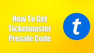 How To Get Ticketmaster Presale Code [upl. by Sabra]