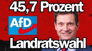 Eilmeldung AfD  457 Prozent bei Landratswahl im SaaleOrlaKreis [upl. by Nosna467]