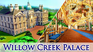 WILLOW CREEK PALACE TOURS  Royal Family Stream Archive  The Sims 4 [upl. by Hagerman]