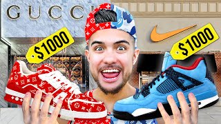 Hypebeast VS Designer Sneaker Shopping [upl. by Jacintha166]