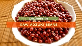 Calories in adzuki beans raw adzuki bean soup and stew [upl. by Harriett]