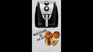 MAÇÃ ASSADA NA AIR FRYER  FÊ amp FÉ NA COZINHA  DICAS  Shorts [upl. by Llednahs]