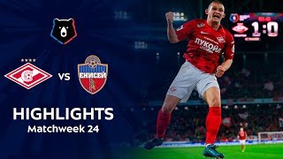 Highlights Spartak vs FC Enisey 20  RPL 201819 [upl. by Gilges]