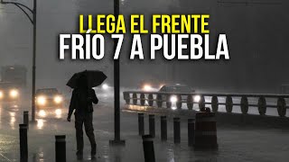 ¿Seguirán las lluvias Conagua advierte llegada del Frente Frío 7 [upl. by Eelamme]