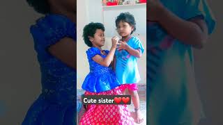 cute sister relationship❤️❤️crazy CraZySisters viralvideo cutebaby [upl. by Llewop407]