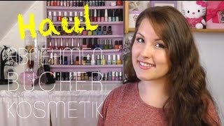 Haul  Kosmetik amp Abnehmkochbücher [upl. by Esenaj]