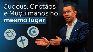 Judeus cristãos e muçulmanos no mesmo lugar RodrigoSilva Israel [upl. by Hurd144]