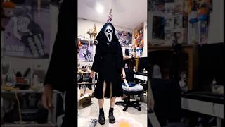 Ghost face fit  ghostface costume cosplay halloween cool fashion ootd shorts trending [upl. by Wynn]