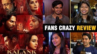 KALANK Trailer FANS REACTION  Alia Madhuri Varun Sanjay Aditya Roy [upl. by Nevak]