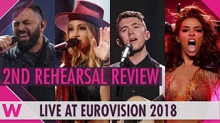 Second Rehearsals Armenia Switzerland Ireland Cyprus  Eurovision 2018 Review  wiwibloggs [upl. by Adnwahsor]