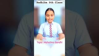 Radhika Thakur MahatmaGandhi PCHS pchss pchschool pchssallan kk ketan reels viral PCS ks [upl. by Eleanor278]