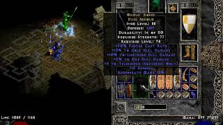 Diablo 2  Ormus Robes Drop  Holy Grail 367 out of 502  Good Item [upl. by Nirred599]