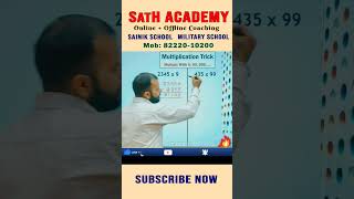 MULTIPLICATION TRICK 2  SATH ACADEMY  AMBALA CANTT  M 8222010200 [upl. by Wolgast1]