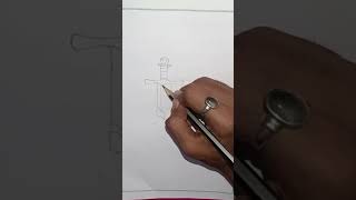 Broken sword drawing  7 swords in 7 days challenge  papercraftsword sword drawing shorts [upl. by Nnaihs]