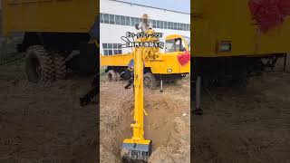 6 ton fourwheel drive excavator transport vehicle fourwheel drive excavator fourwheel drive a [upl. by Kcirdorb]