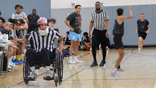 Refereeing Basketball Games Injured [upl. by Ativet]