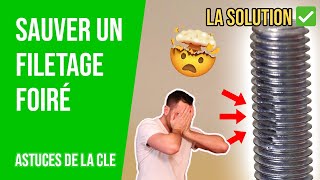 ✅ ASTUCES ✅ Remédier facilement à un filetage abîmé 🔩 [upl. by Teuton]