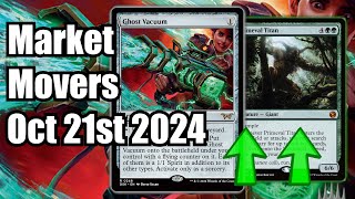 MTG Market Movers  Oct 21st 2024  Modern Duskmourn and Commander Cards Rise Ghost Vacuum amp Titan [upl. by Macguiness]