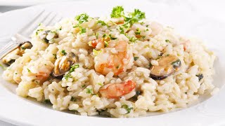 Recette  Risotto aux fruits de mer au Cookeo [upl. by Posner]