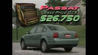 Motorweek 1998 Volkswagen Passat VR6 Road Test [upl. by Alexine]