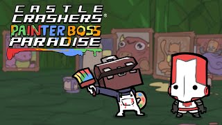 Castle Crashers Painter Boss Paradise DLC Development Update with Special Guest Reckerless [upl. by Burne]