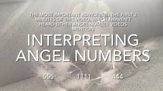 Interpreting Angel Numbers  Do You Remember What You Were Thinking About Before Seeing The Numbers [upl. by Ttam]