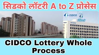 सिडको लॉटरी A to Z प्रोसेस  CIDCO Lottery Whole Process  From Application To Possession [upl. by Zilevi]