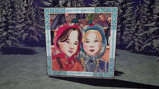 Babas BabushkaA Magical Ukrainian Christmas Book Trailor [upl. by Aihsrop]