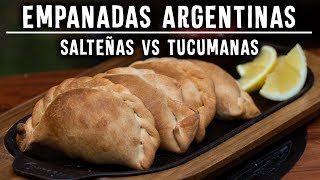 EMPANADAS ARGENTINAS  Salteñas VS Tucumanas  Receta de Locos X el Asado [upl. by Drescher140]