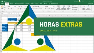 Calculo De Horas Extras Con Excel [upl. by Formenti]